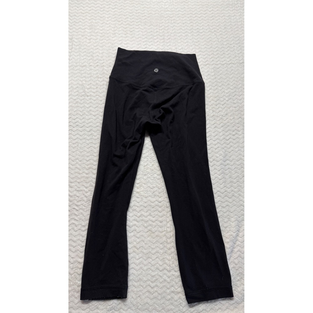 Lululemon Align High-Rise Crop 21 Black Nulu Yoga Leggings W6AS8S Womens 4